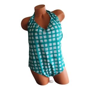 LYSA Swim One Piece Bathing Suit Woman's‎ 1X 18W-20W New Green